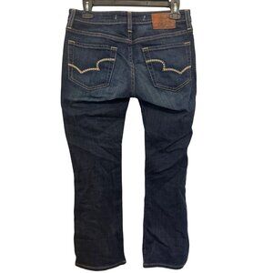 Big Star Remy Low Rise Womens Jeans Size 26 Dark Wash Distressed Cotton Blend